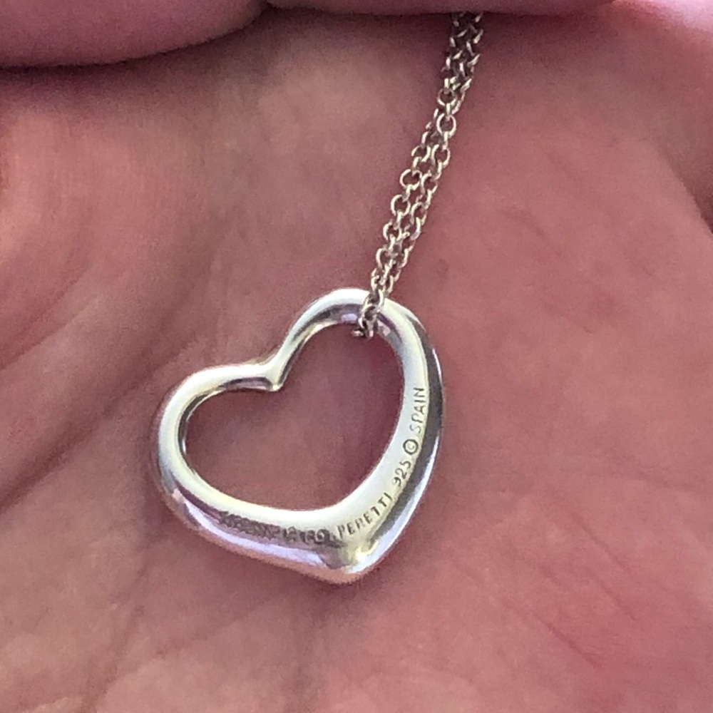 Tiffany & Co. Silver Heart Necklace